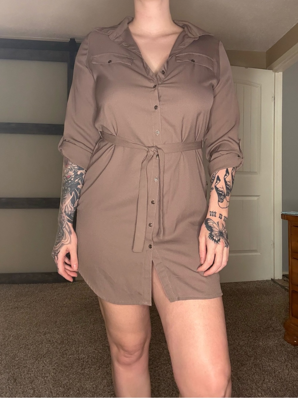 3/$20 Charlotte Russe button down dress